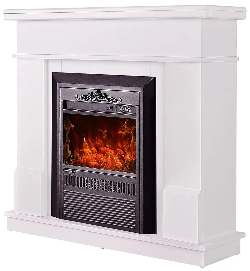 Semineu Art Flame Rodos & Cristina (White)