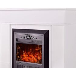 Semineu Art Flame Rodos & Cristina (White) Thumb