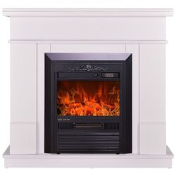 Semineu Art Flame Rodos & Cristina (White)