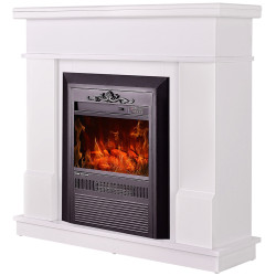 Semineu Art Flame Rodos & Cristina (White) Thumb