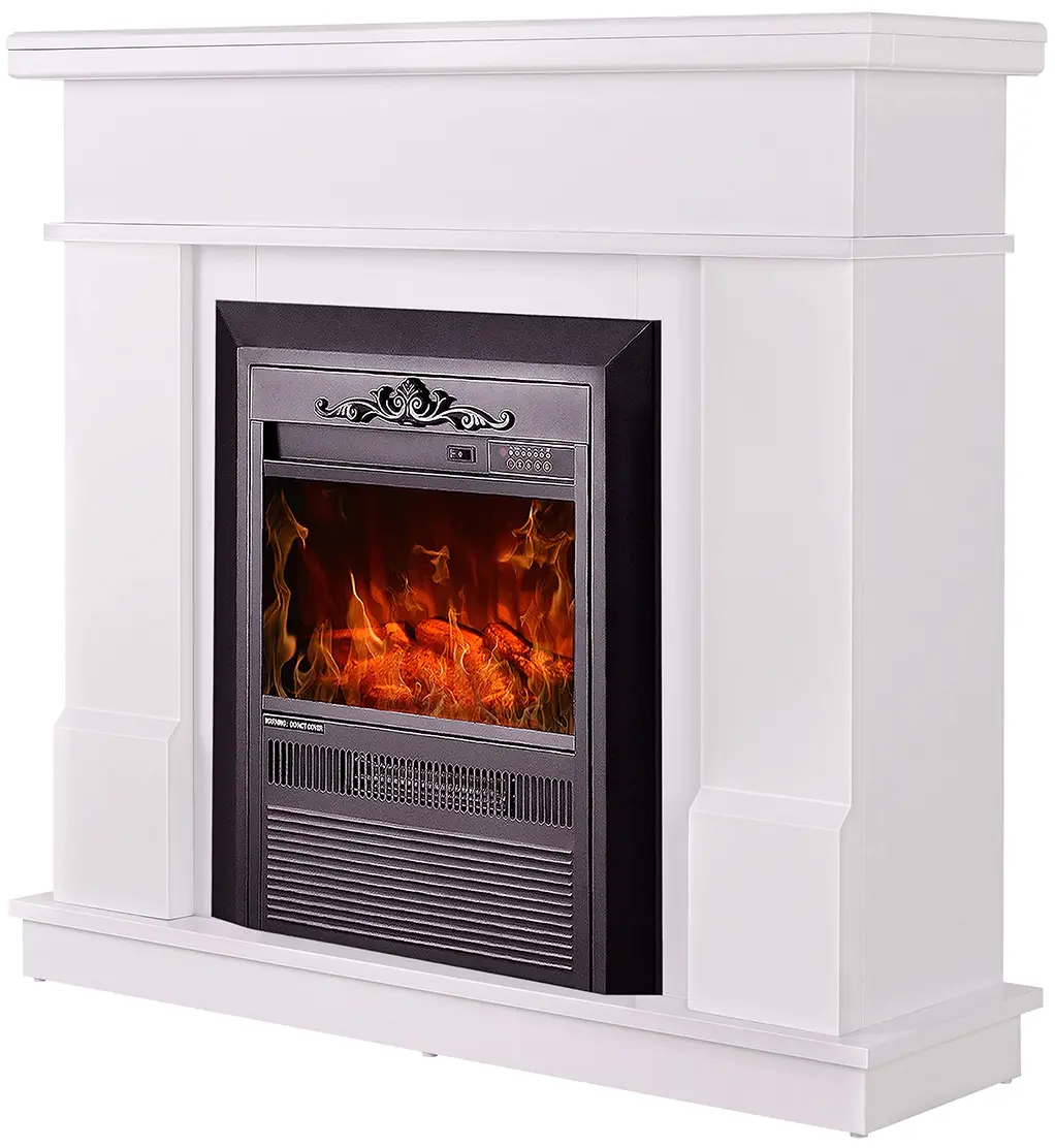 Semineu Art Flame Rodos & Cristina (White) - 2