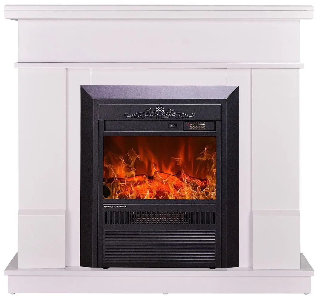 Semineu Art Flame Rodos & Cristina (White)