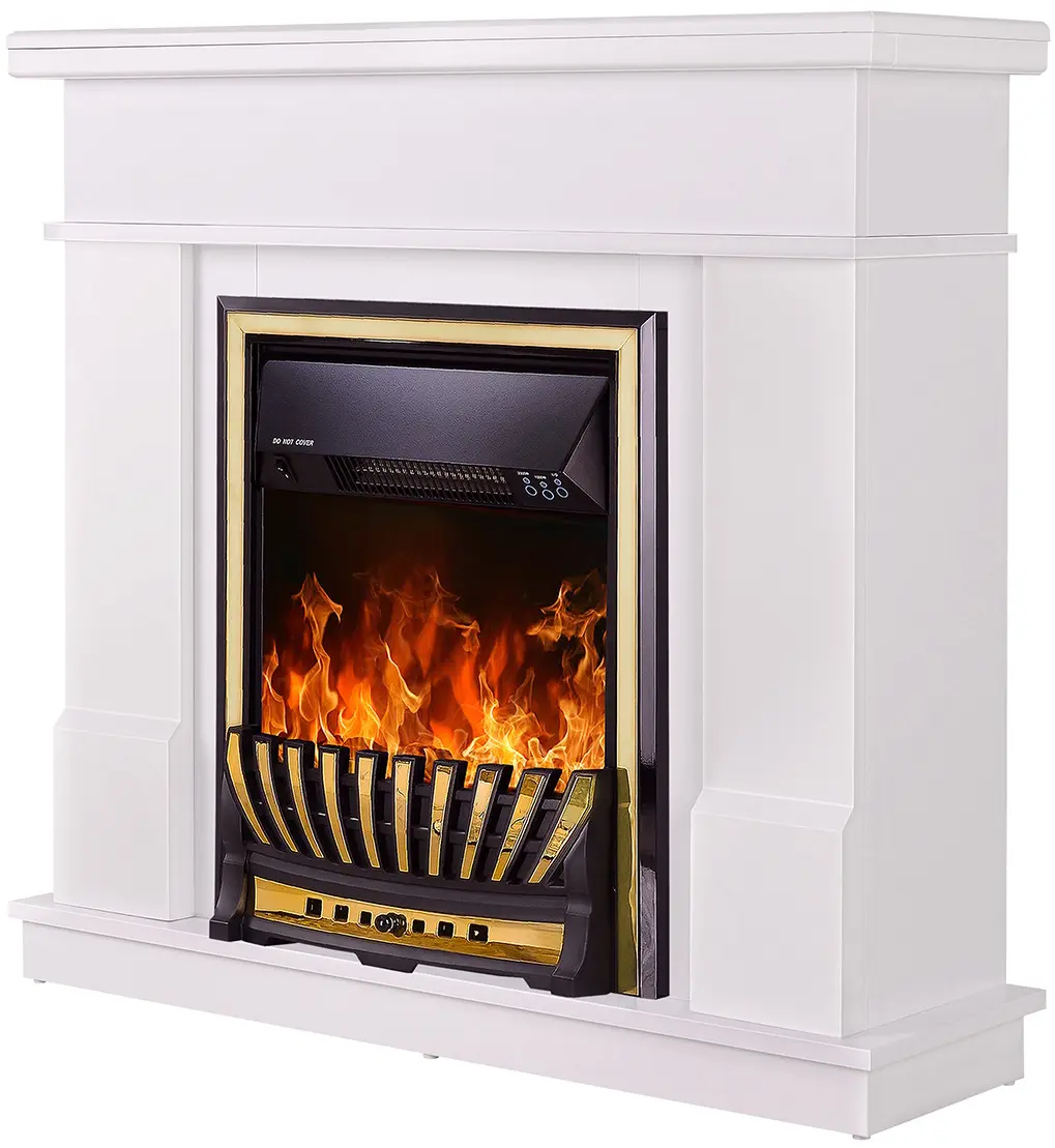 Semineu Art Flame Rodos & Meridian (White) - 2