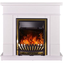Semineu Art Flame Rodos & Meridian (White)