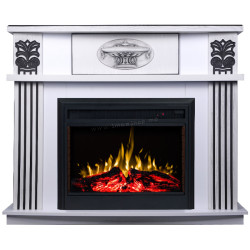Каминокомплект Art Flame Roma & Carmen (White)