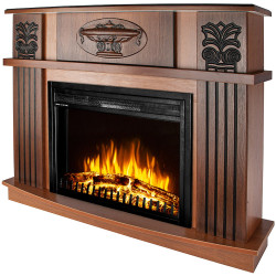 Semineu Art Flame Roma mini & Capri (Nut) Thumb