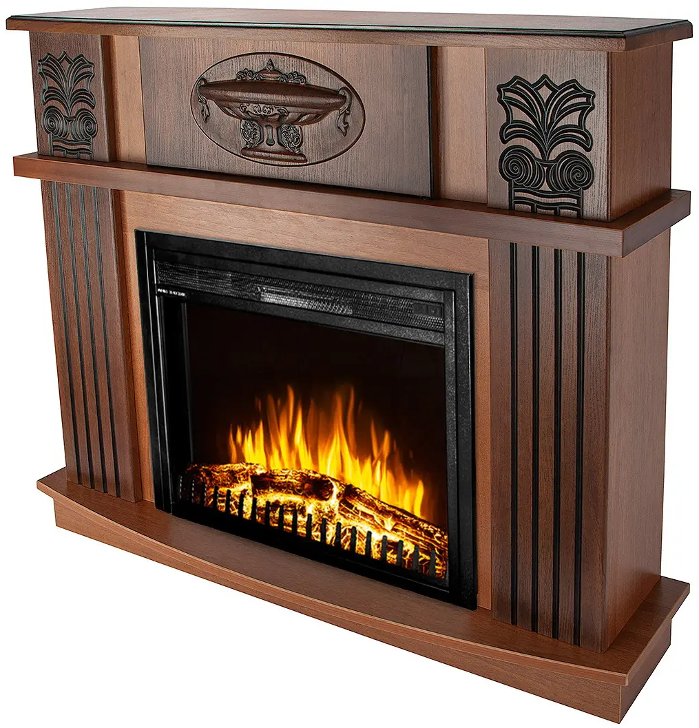 Semineu Art Flame Roma mini & Capri (Nut) - 3