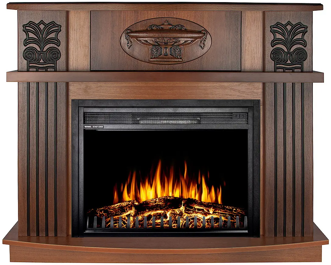 Semineu Art Flame Roma mini & Capri (Nut)
