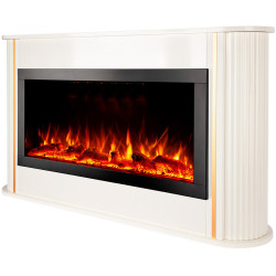 Semineu Art Flame Rondo & Haven 40 (White) Thumb