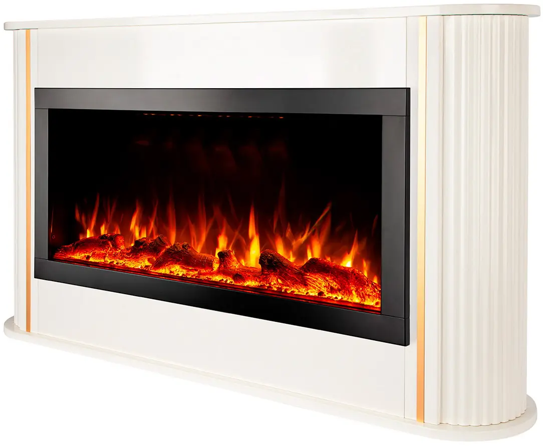 Semineu Art Flame Rondo & Haven 40 (White) - 2
