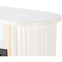 Semineu Art Flame Rondo & Haven 40 (White) Thumb