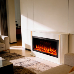 Semineu Art Flame Rondo & Haven 40 (White) Thumb