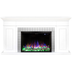 Semineu Art Flame Safina & Tomas maxi (White) Thumb