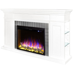 Semineu Art Flame Safina & Tomas maxi (White) Thumb