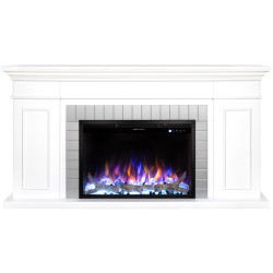 Semineu Art Flame Safina & Tomas maxi (White) Thumb