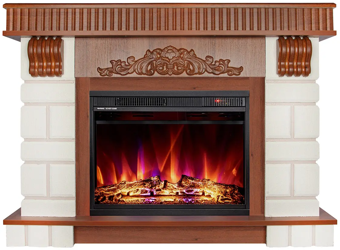 Каминокомплект Art Flame Serenity & Lorance Color (Nut)