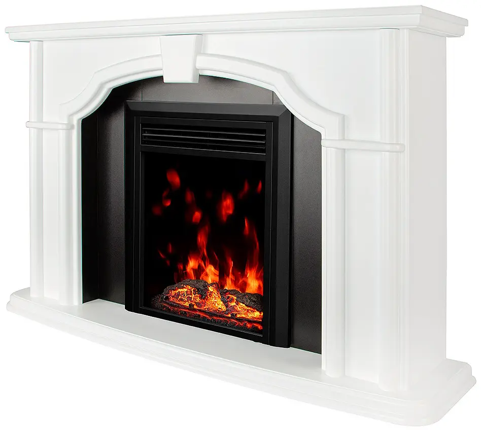 Каминокомплект Art Flame Sherlock & Cris (White) - 3