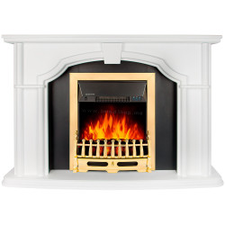 Semineu Art Flame Sherlock & Galileo Gold (White)