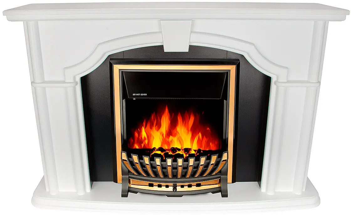 Semineu Art Flame Sherlock & Meridian (White) - 2