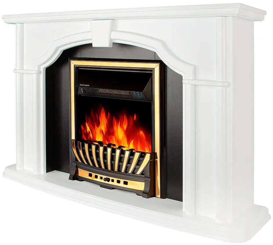 Semineu Art Flame Sherlock & Meridian (White) - 3