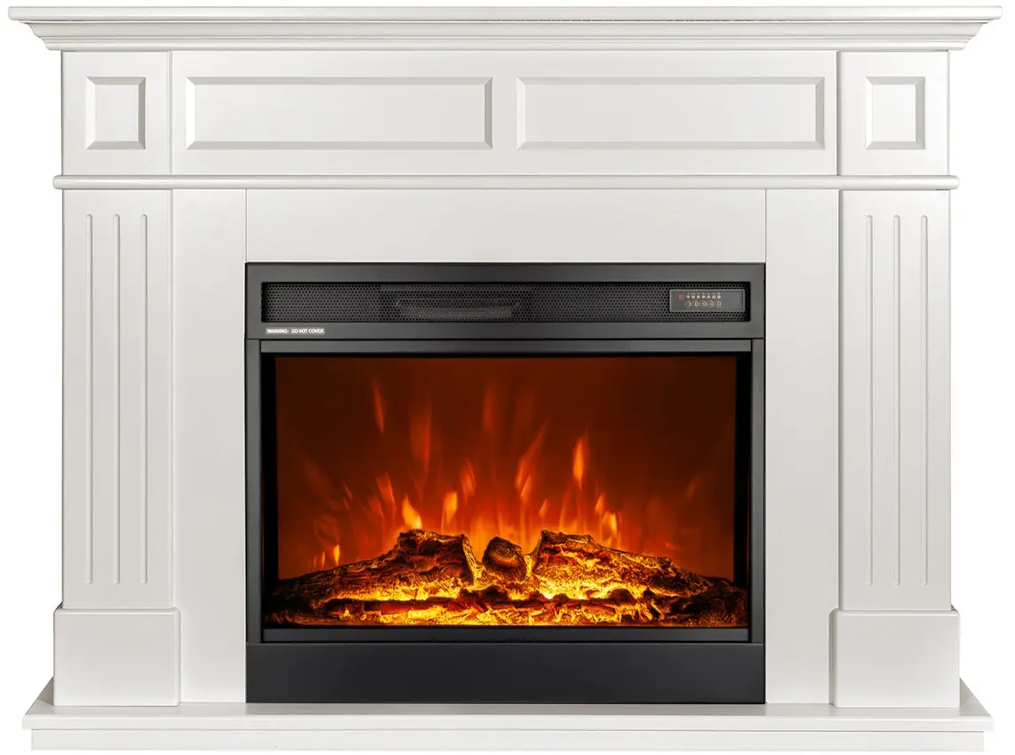 Semineu Art Flame Sicilia & Mirabella (Ivory)