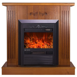 Semineu Art Flame Smile & Cristina (Dark Walnut)
