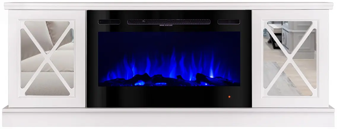 Semineu Art Flame Sorento & Adeli (White) - 3