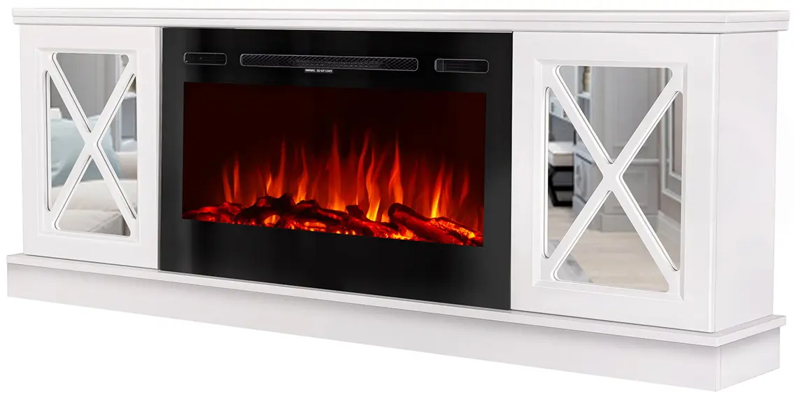 Semineu Art Flame Sorento & Adeli (White) - 4