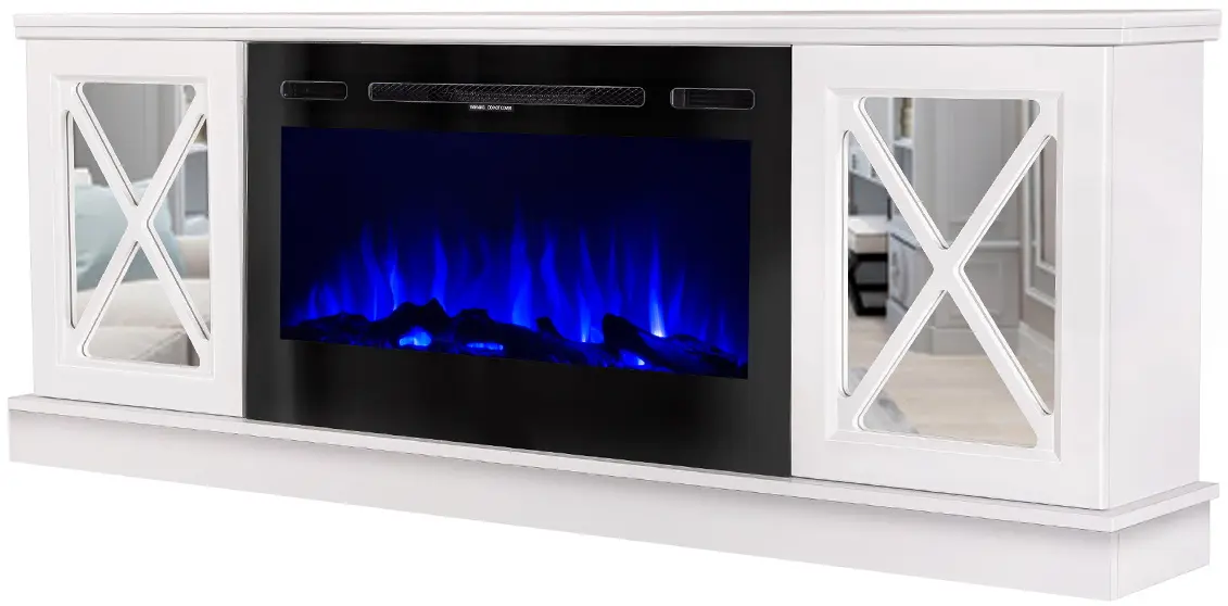 Semineu Art Flame Sorento & Adeli (White) - 6