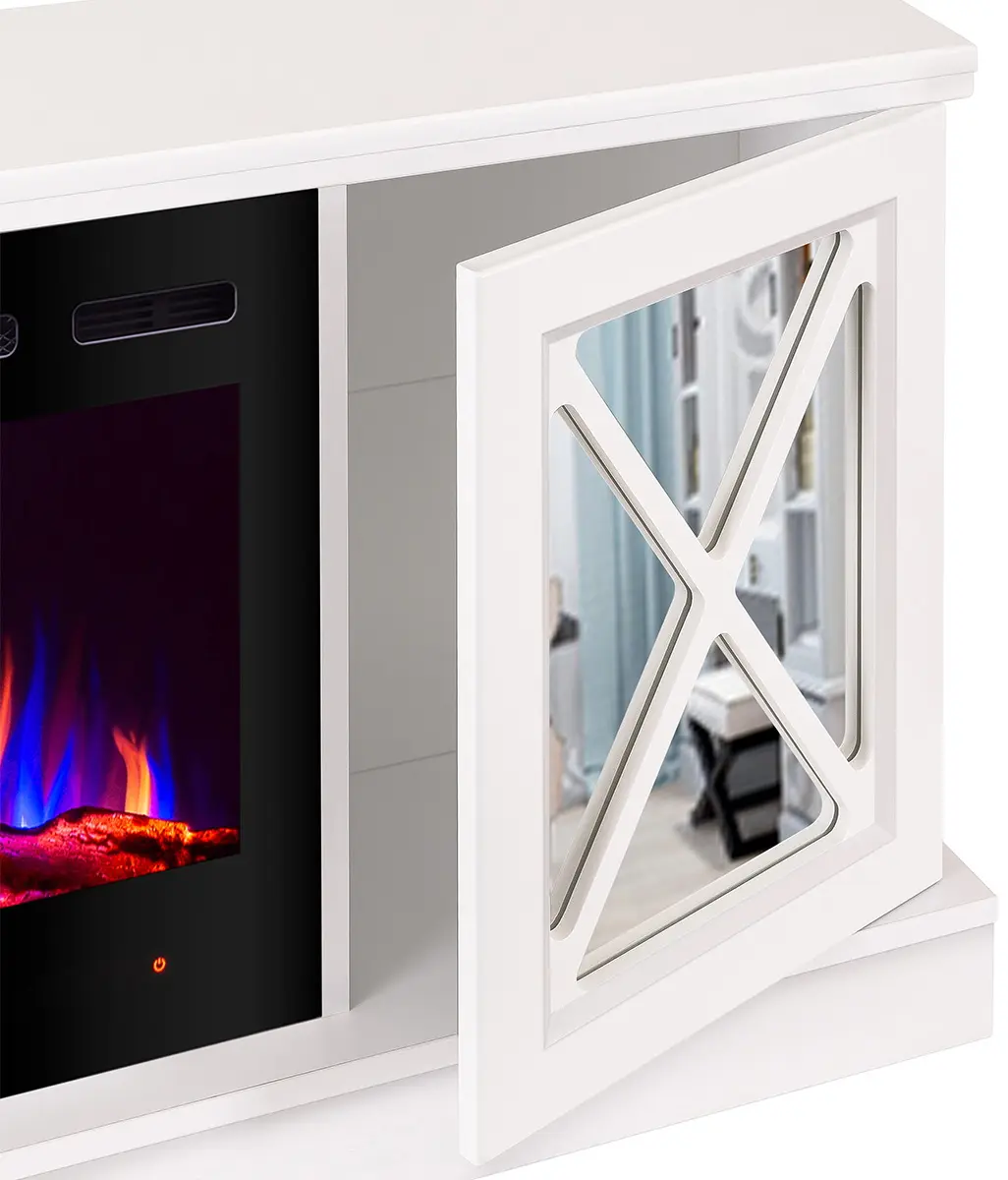 Semineu Art Flame Sorento & Adeli (White) - 7
