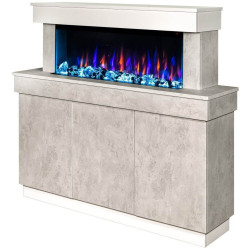 Semineu Art Flame Stefania & Dalas (Ivory) Thumb