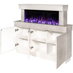 Semineu Art Flame Stefania & Dalas (Ivory) Thumb