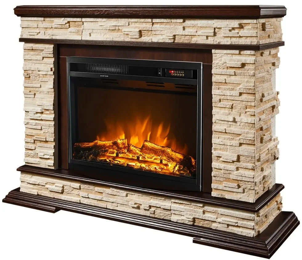 Каминокомплект Art Flame Stone & Lorance Color (Dark Nut)