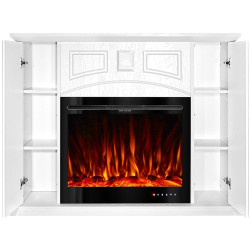 Semineu Art Flame Toulouse & Colorado (White) Thumb