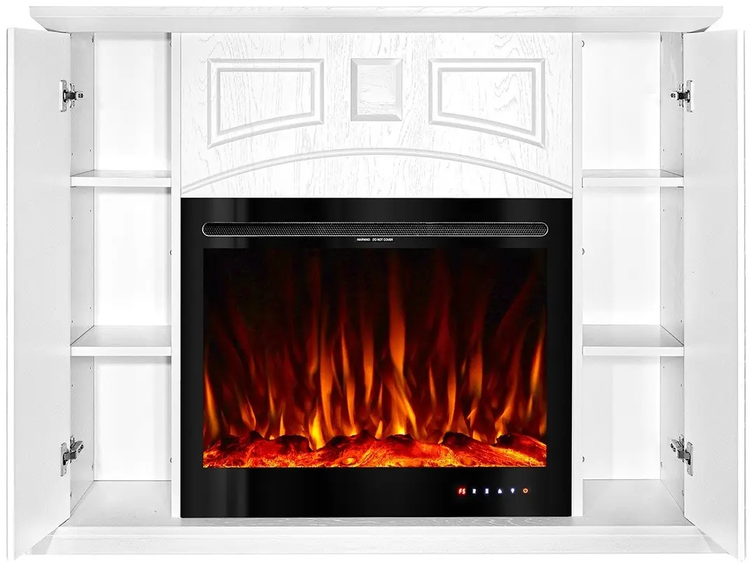 Semineu Art Flame Toulouse & Colorado (White) - 3