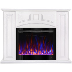 Semineu Art Flame Toulouse & Colorado (White)