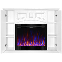 Semineu Art Flame Toulouse & Colorado (White) Thumb