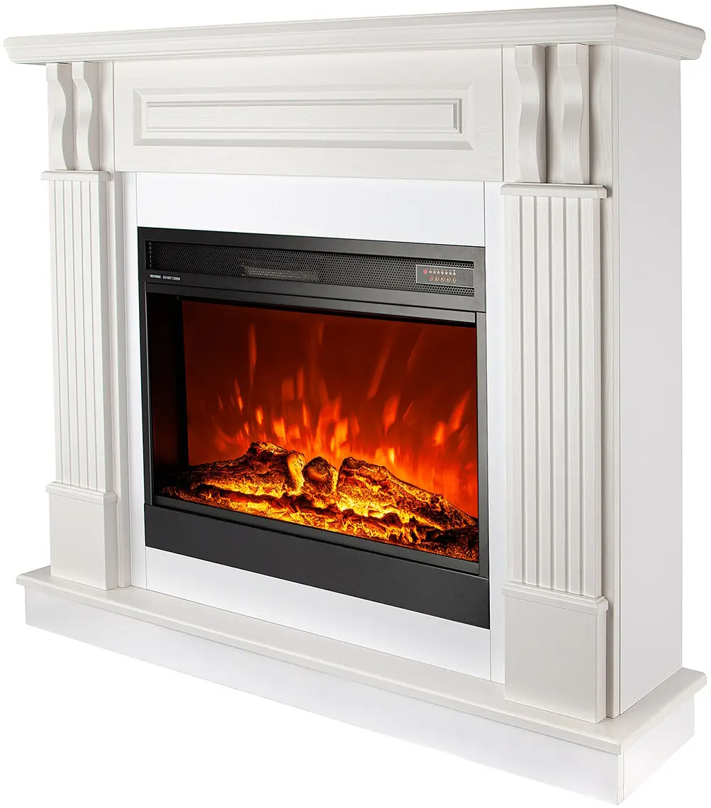 Semineu Art Flame Verona & Mirabella (White) - 2