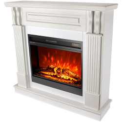 Semineu Art Flame Verona & Mirabella (White) Thumb