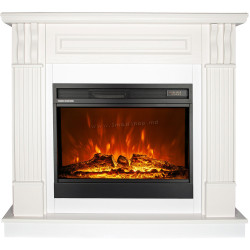 Semineu Art Flame Verona & Mirabella (White)