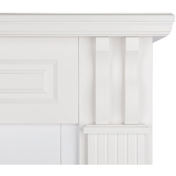 Semineu Art Flame Verona & Mirabella (White) Thumb