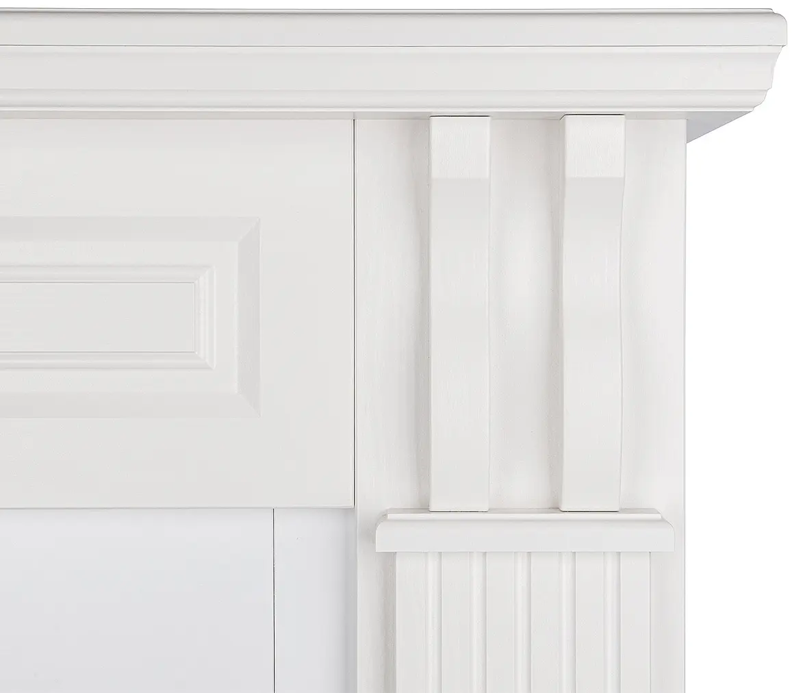 Semineu Art Flame Verona & Mirabella (White) - 5