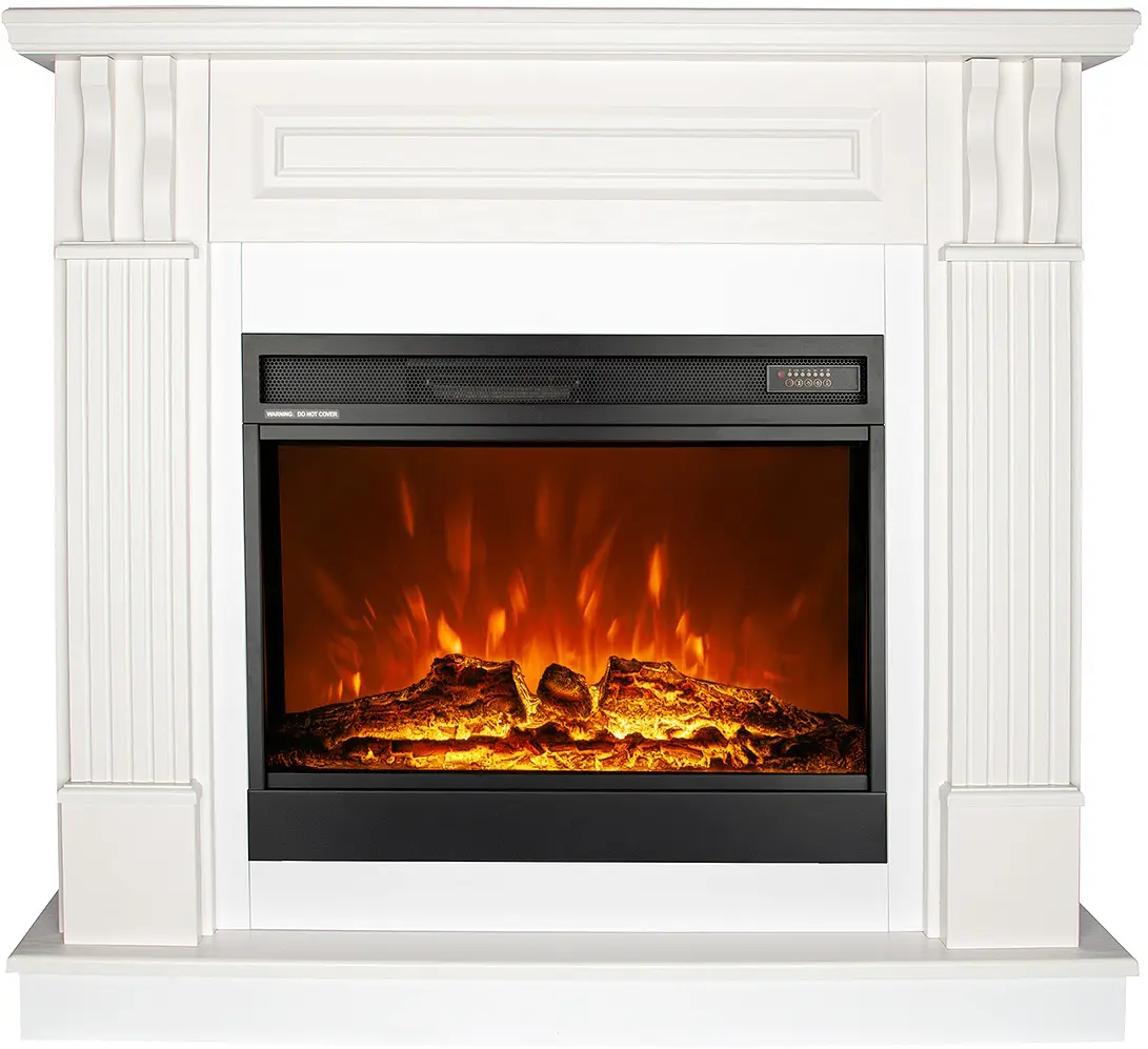 Semineu Art Flame Verona & Mirabella (White)