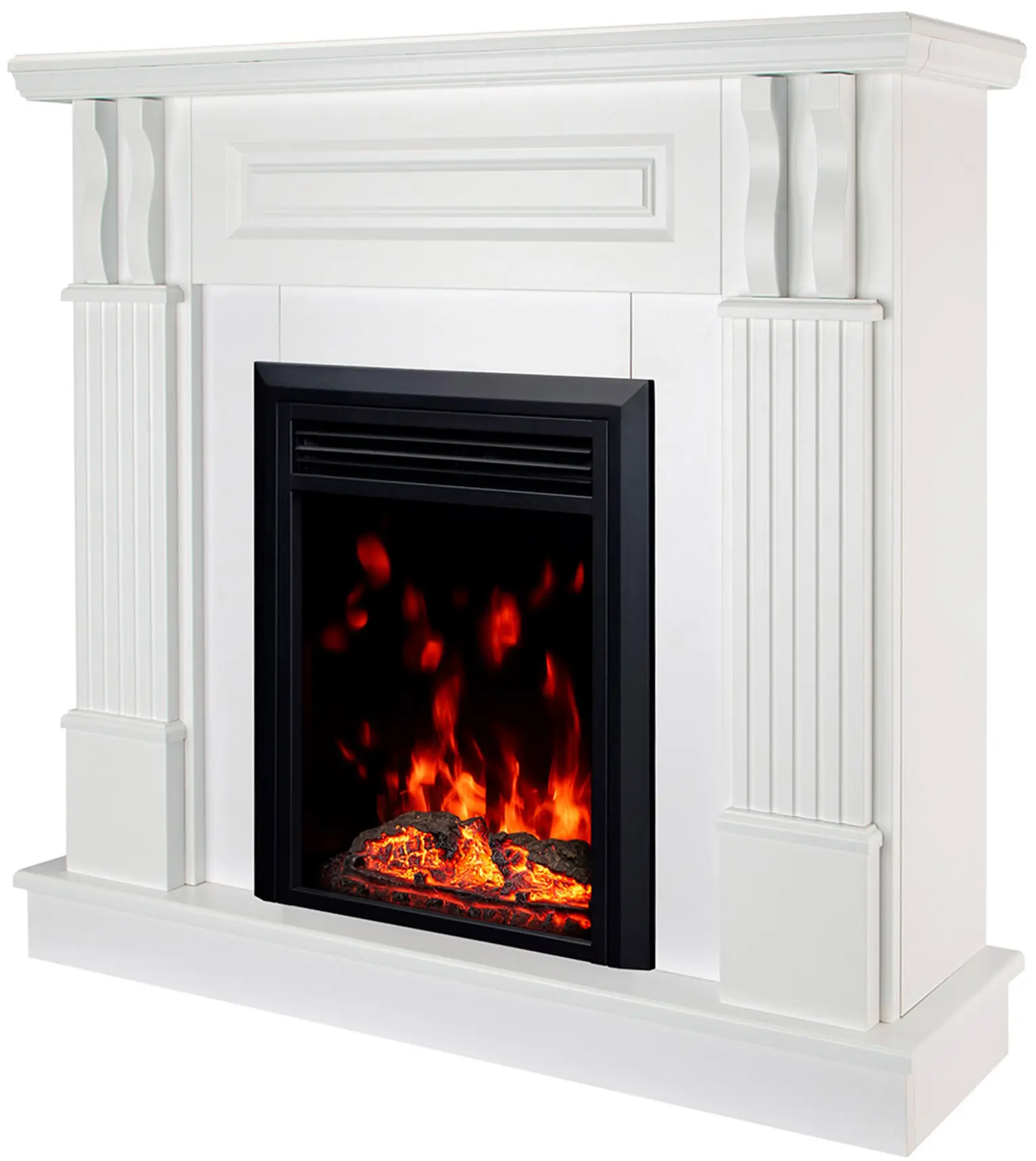 Semineu Art Flame Veronix & Cris (White) - 2