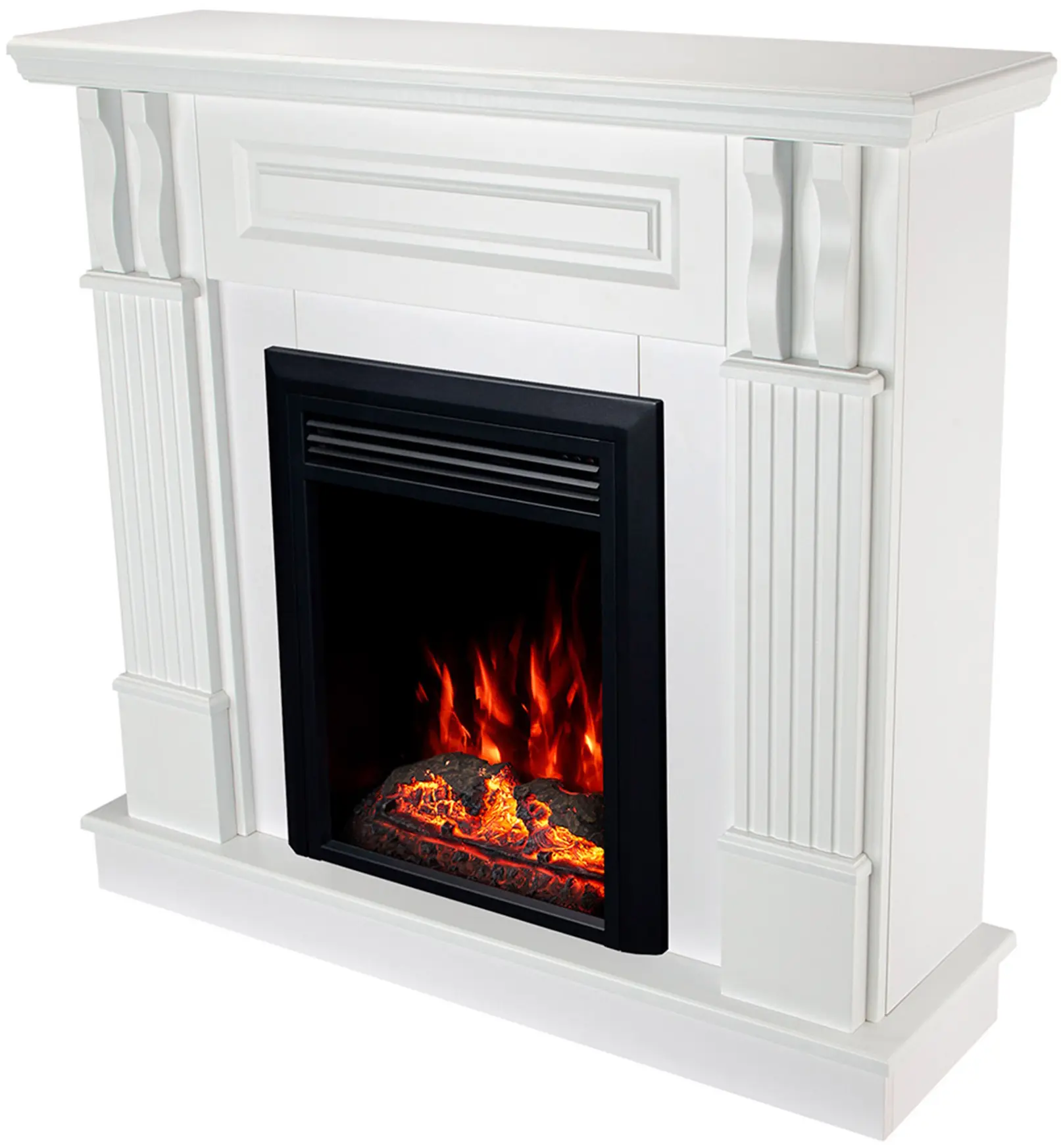 Semineu Art Flame Veronix & Cris (White) - 3