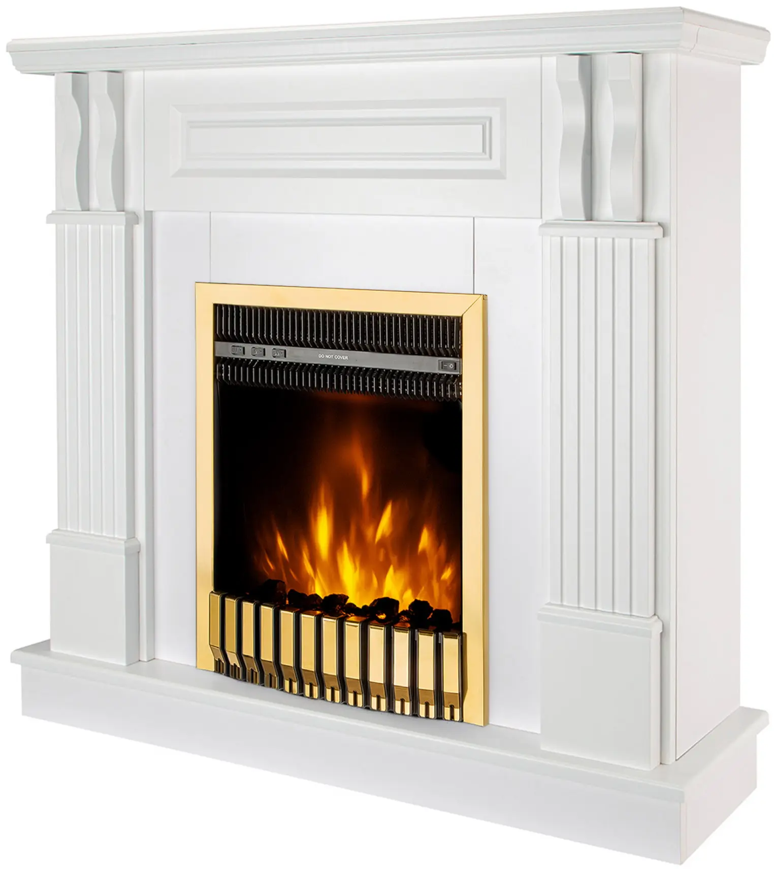 Semineu Art Flame Veronix & Gala Gold (White) - 2