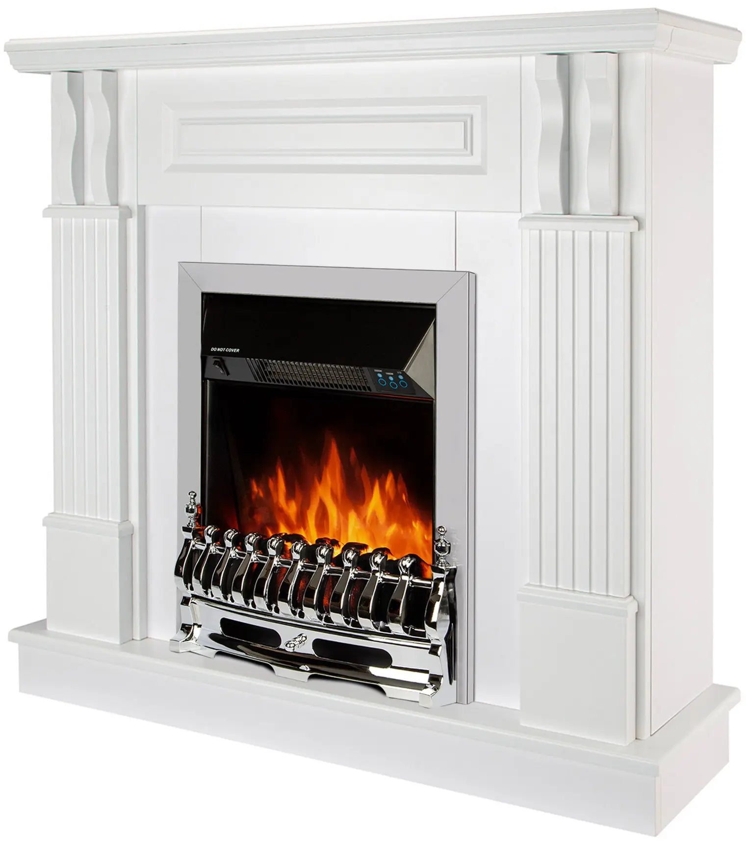 Каминокомплект Art Flame Veronix & Galileo Silver (White) - 2