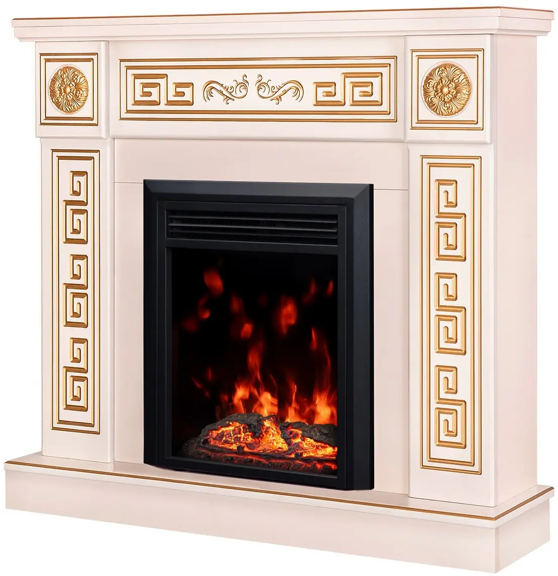 Каминокомплект Art Flame Versailles & Cris (Ivory/Gold) - 2