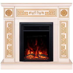 Каминокомплект Art Flame Versailles & Cris (Ivory/Gold)