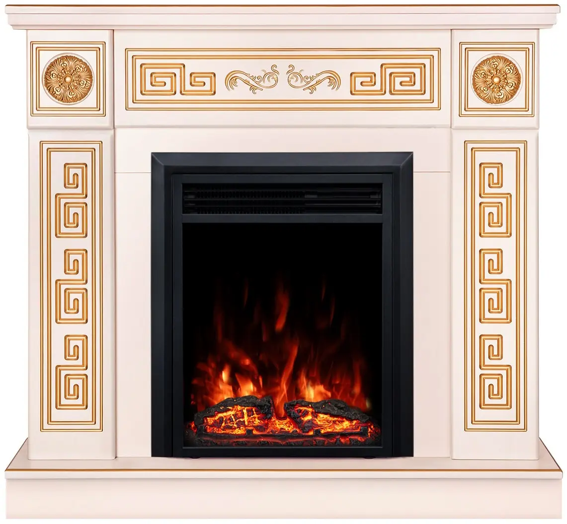 Каминокомплект Art Flame Versailles & Cris (Ivory/Gold)